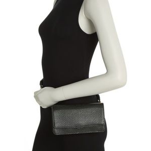 REBECCA MINKOFF Snake Embossed Leather Belt Bag
